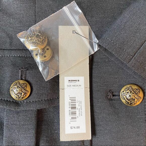Apt. 9 | NWT Gray Military Jacket - Picture 4 of 4